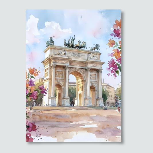 Italy — The Arch at the Edge of Milan