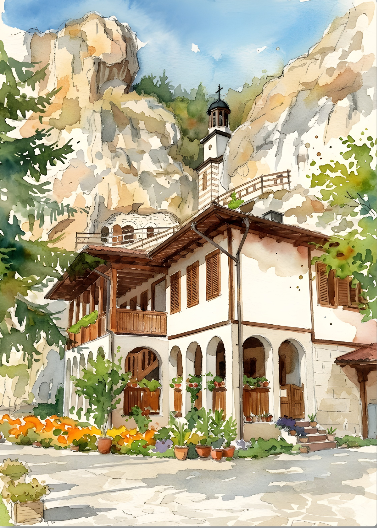 Bulgaria — Basarbovo Monastery