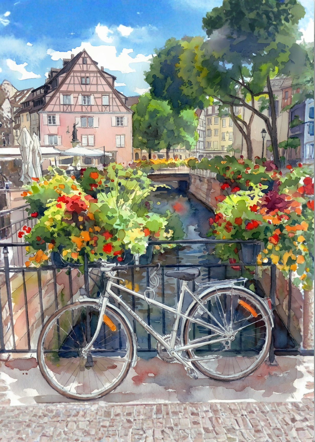 France — The Canal at Colmar