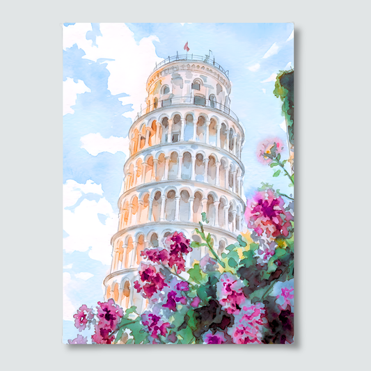Italy — The Tower Up Close, Pisa