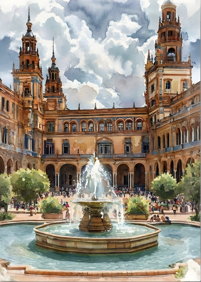 Spain — Plaza de España, Sevilla