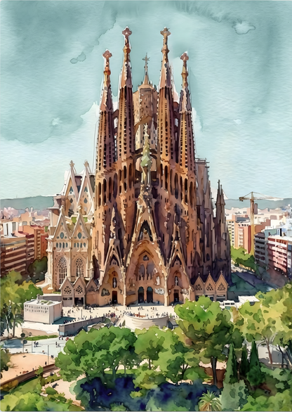 Spain — Sagrada Familia, Barcelona