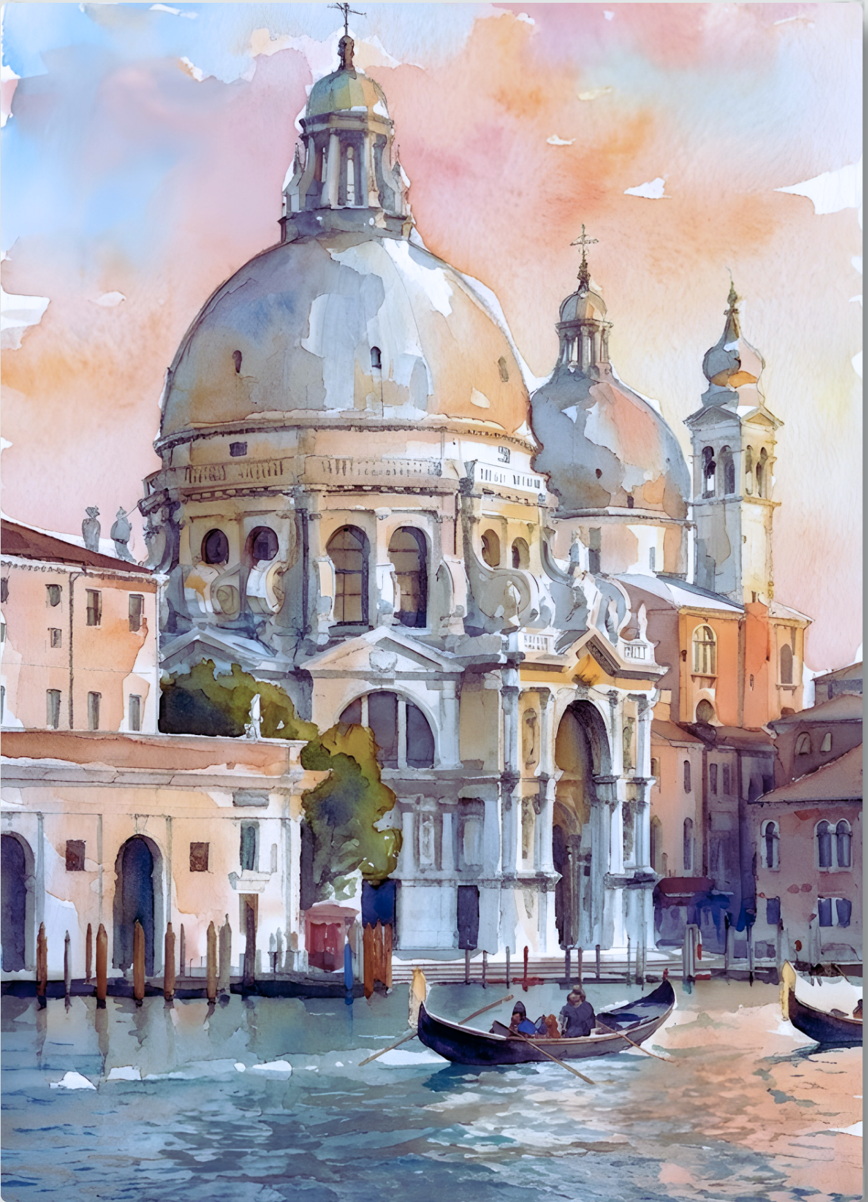 Italy — The Church at the Edge of the Grand Canal