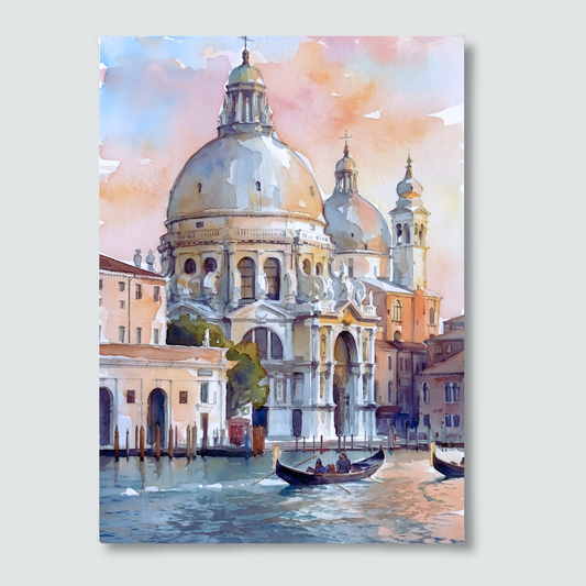 Italy — The Church at the Edge of the Grand Canal