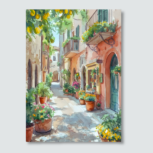 Italy — A Side Street in Sorrento