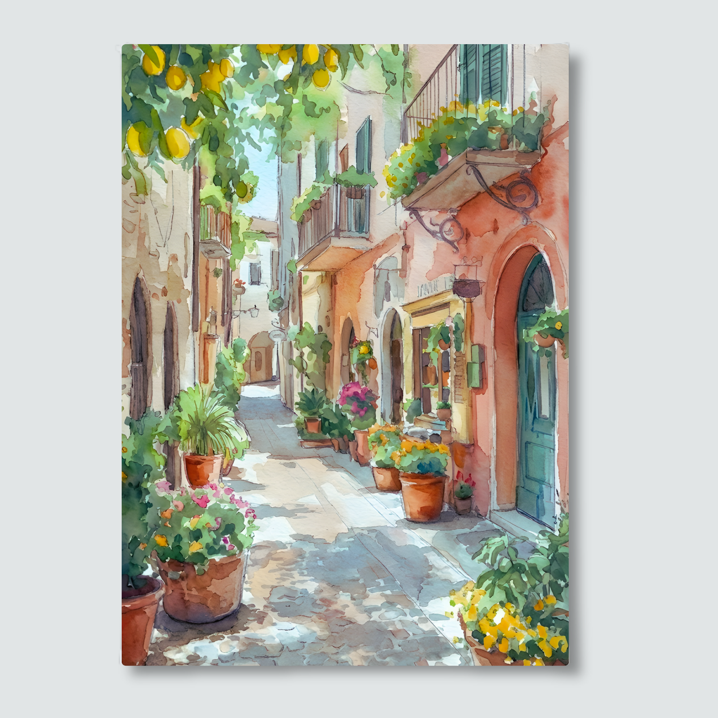 Italy — A Side Street in Sorrento