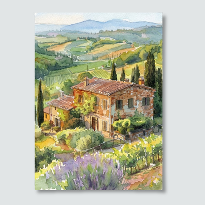 Italy — The Farmhouse in Val d'Orcia