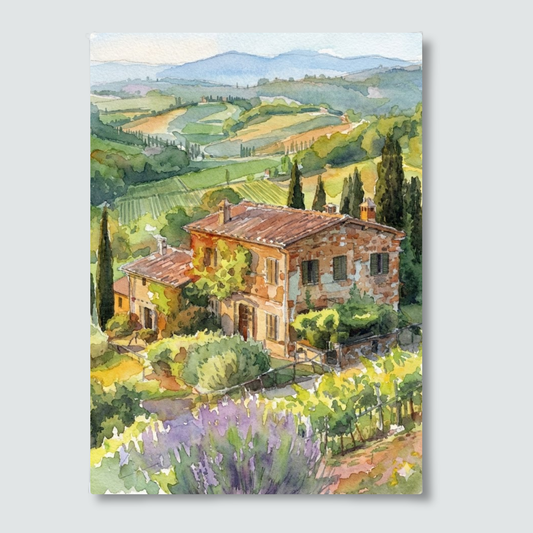 Italy — The Farmhouse in Val d'Orcia